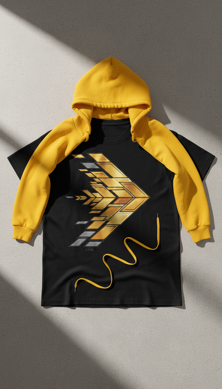 Hustle Gold graphic tee
